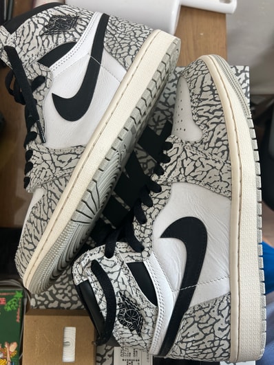 Nike Air Jordan 1 High OG "White Cement/Safari"