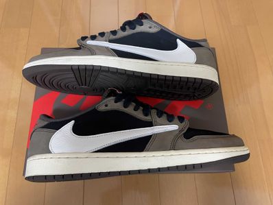 Travis Scott × Nike Air Jordan 1 Low OG SP-T "Black/Dark Mocha"