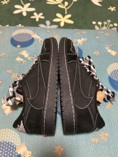 Travis Scott × Nike Air Jordan 1 Low OG SP "Black Phantom"