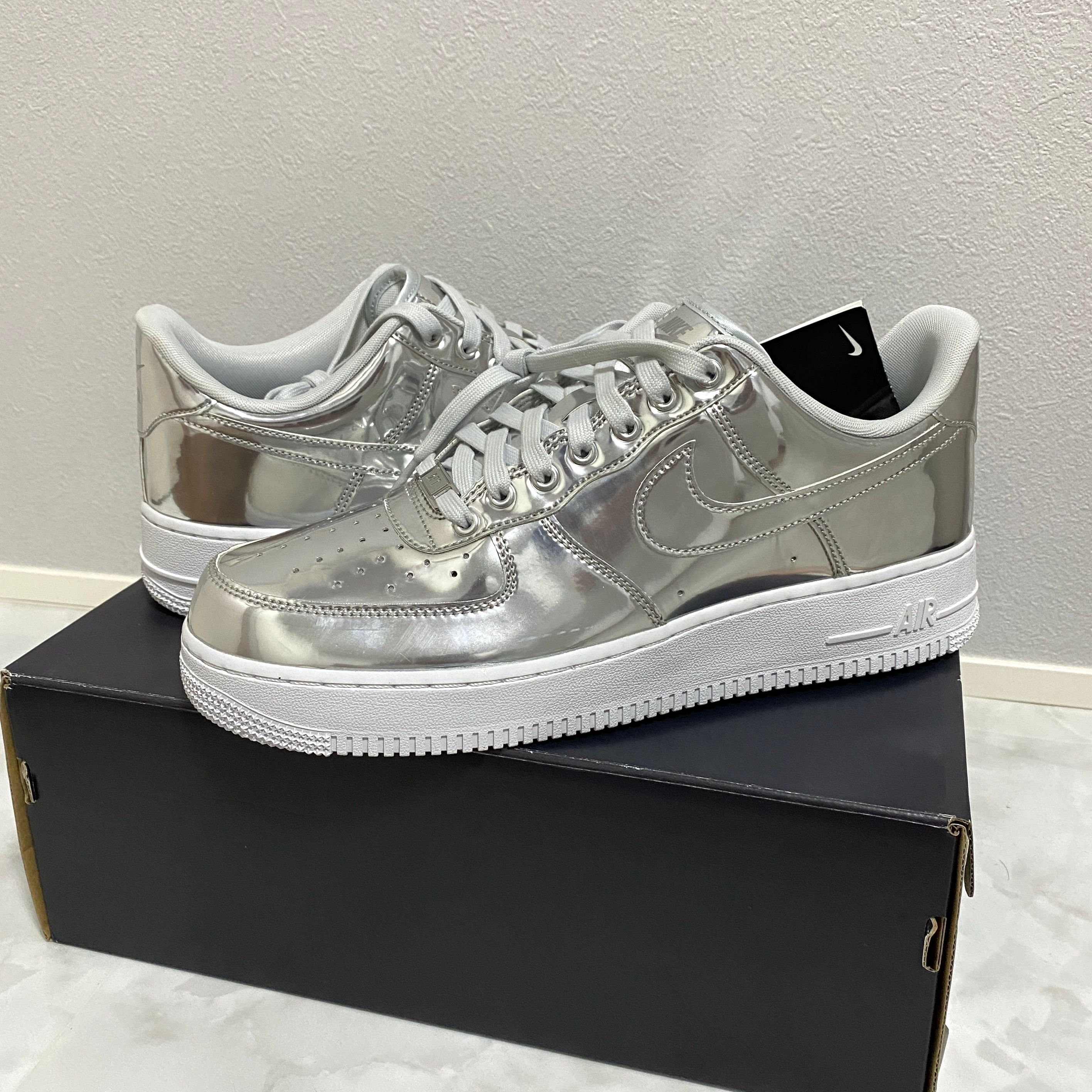 Nike Women's Air Force 1 Low Metallic "Chrome"
