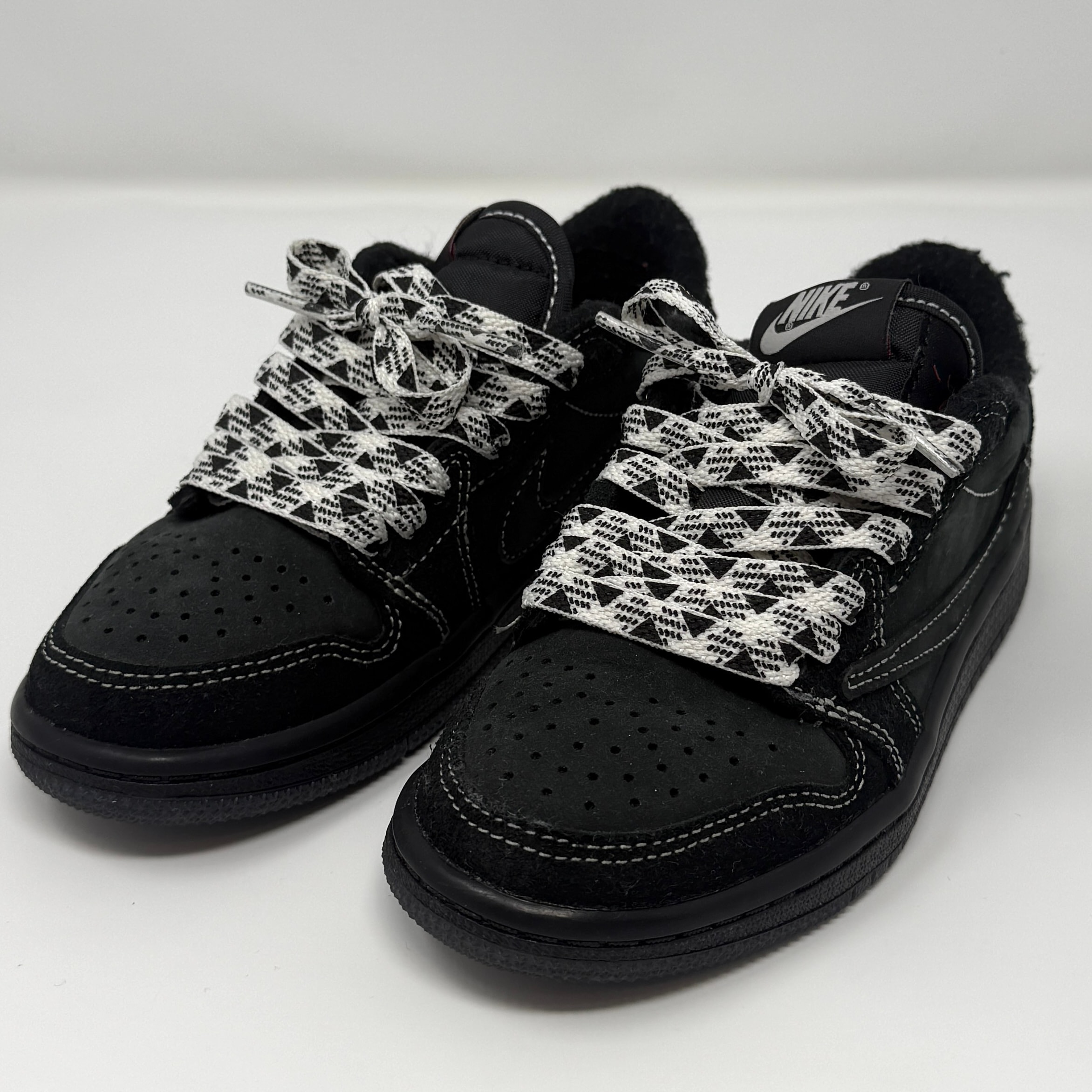 Travis Scott × Nike PS Air Jordan 1 Low OG SP "Black Phantom"