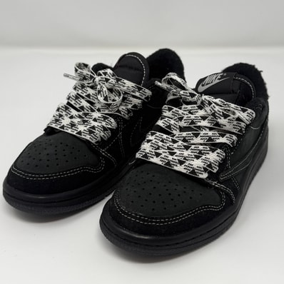 Travis Scott × Nike PS Air Jordan 1 Low OG SP "Black Phantom"