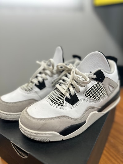 Nike PS Air Jordan 4 "Military Black"