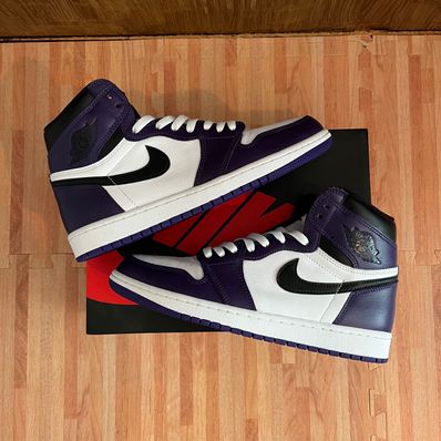 Nike Air Jordan 1 Retro High OG "Court Purple White/Black" (2020)