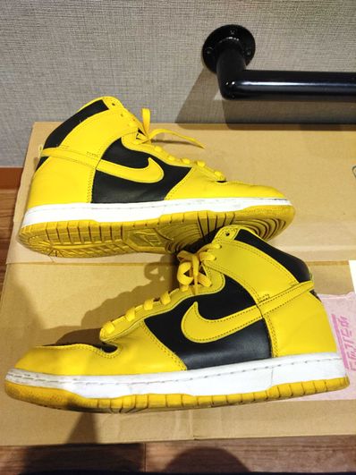Nike Dunk High "Black/Varsity Maize"