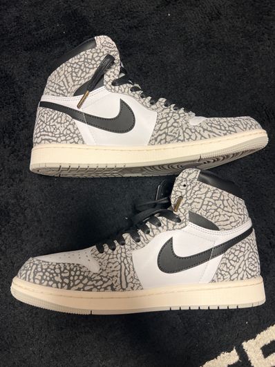 Nike Air Jordan 1 High OG "White Cement/Safari"