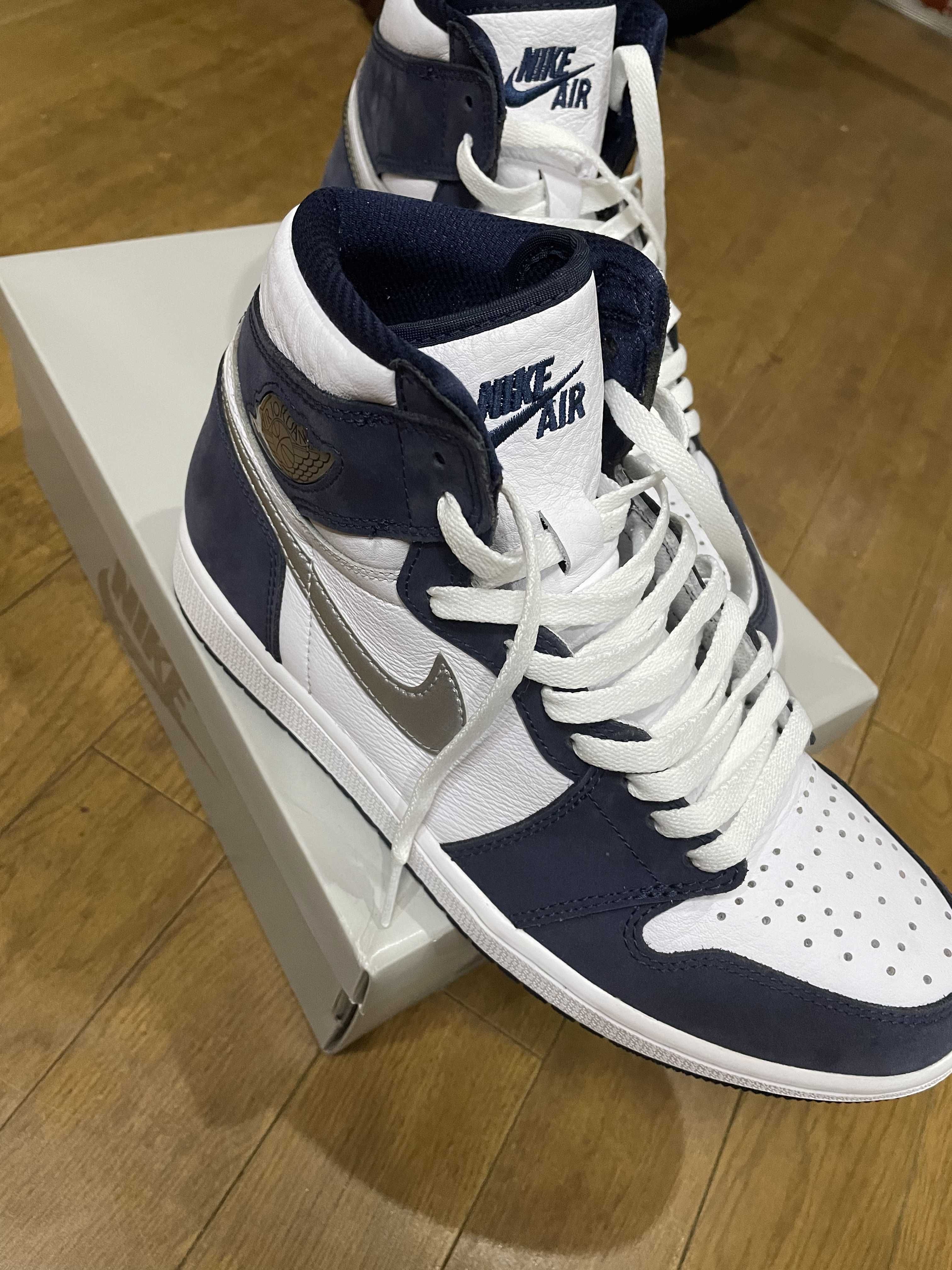 Nike ハイカット スニーカー ネイビー/ホワイトミッドナイトネイビー