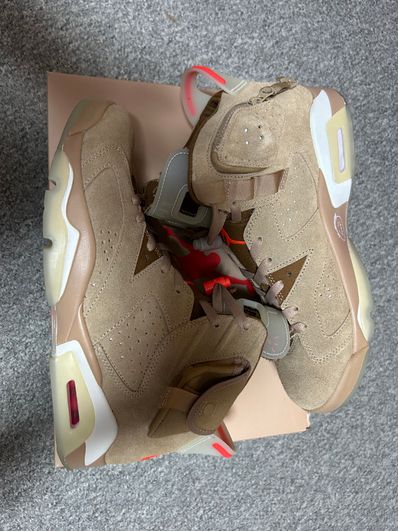 Travis Scott × Nike Air Jordan 6 "British Khaki"