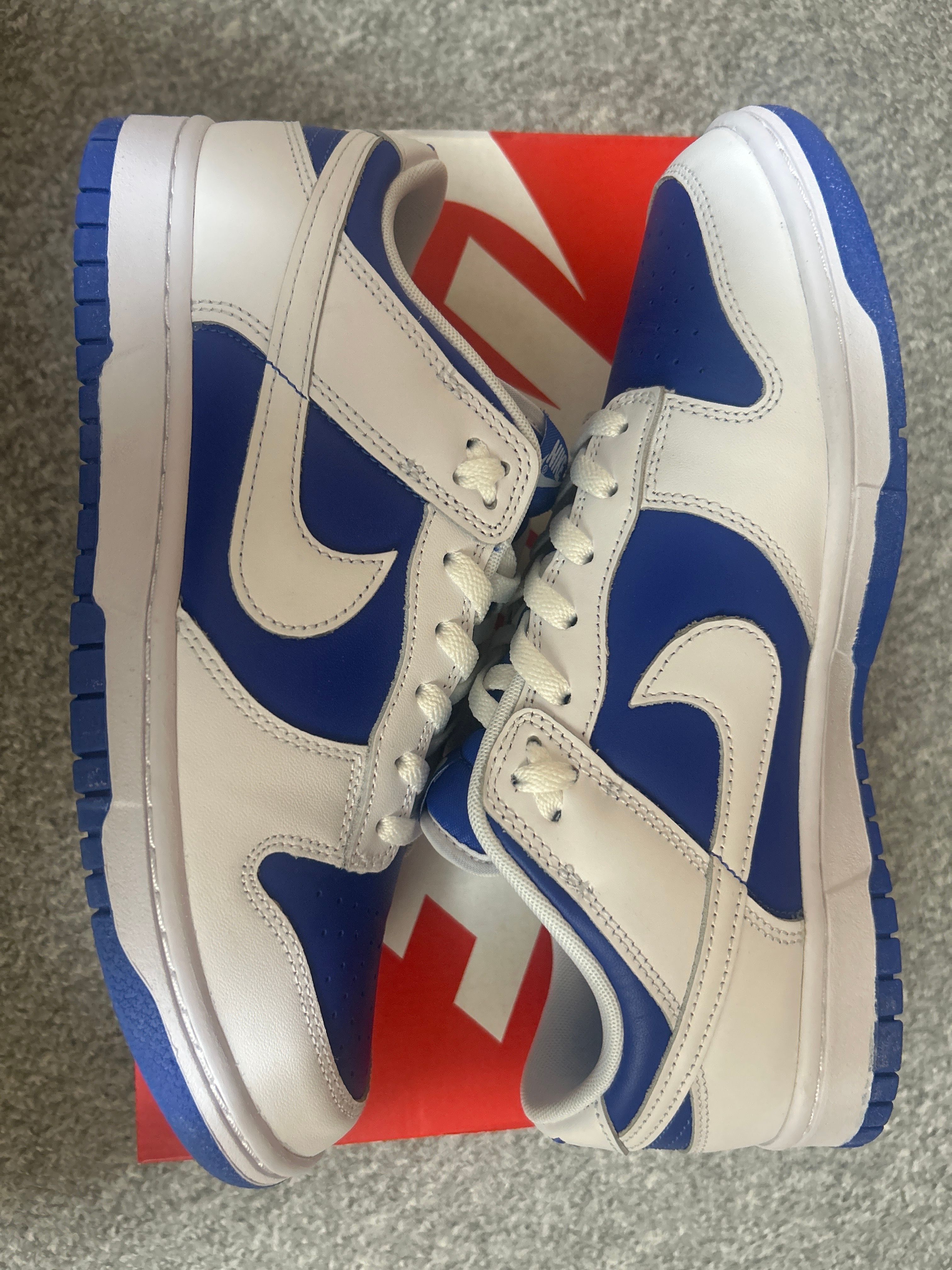 Nike Dunk Low Retro "Racer Blue and White"