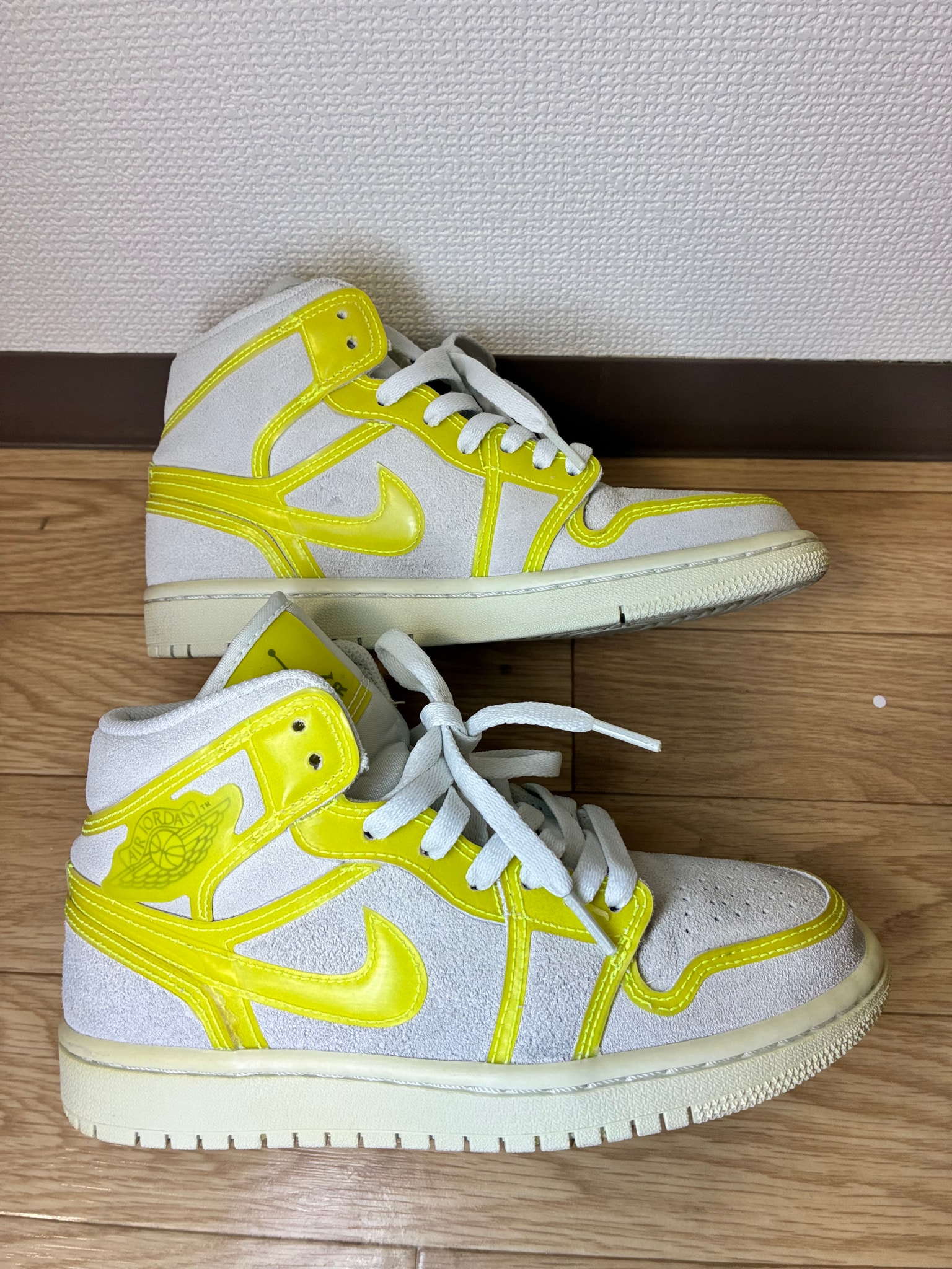 Nike Women's Air Jordan 1 Mid LX "Opti Yellow"