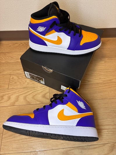 Nike GS Air Jordan 1 Mid "Lakers"