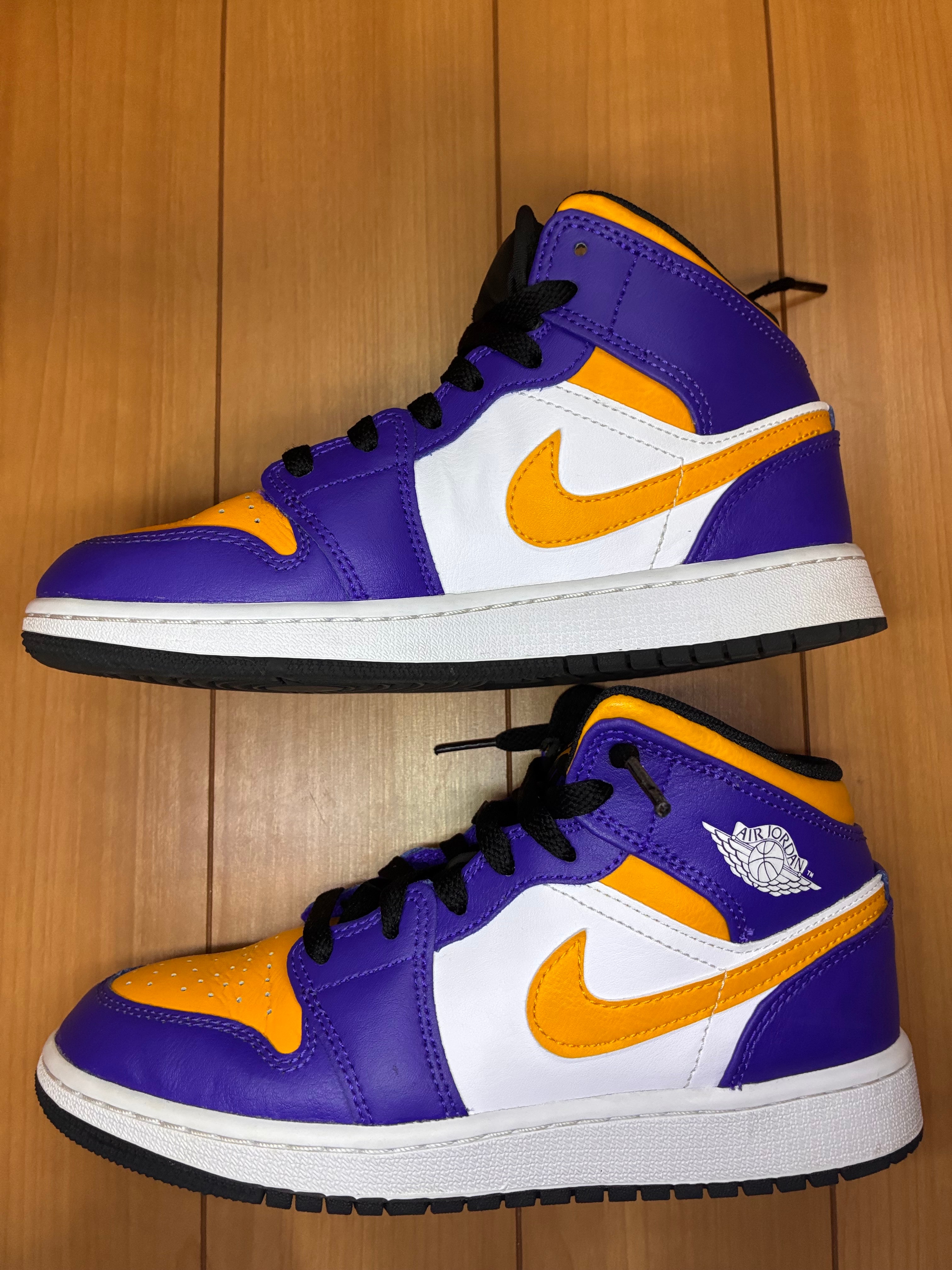 Nike GS Air Jordan 1 Mid "Lakers"