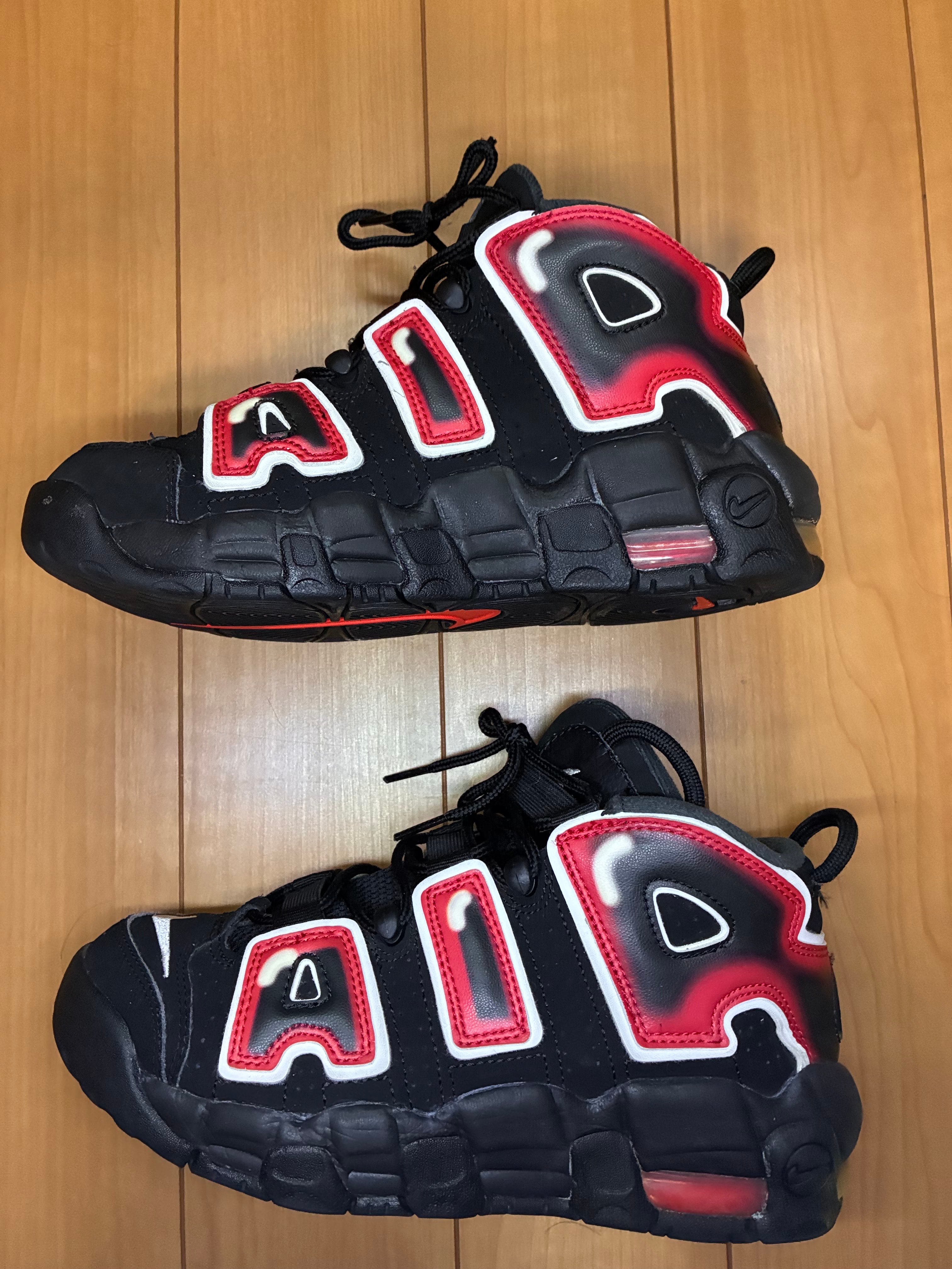 NIKE AIR MORE UPTEMPO GS "LASER CRIMSON"