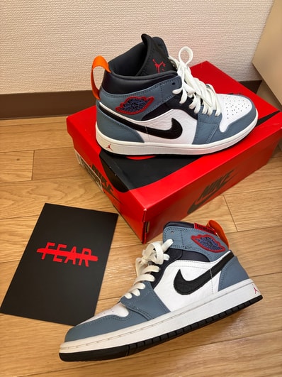 FACETASM × Nike Air Jordan 1 Mid "White/Navy"