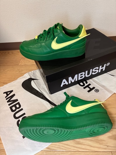 AMBUSH × Nike Air Force 1 Low "Pine Green and Citron"