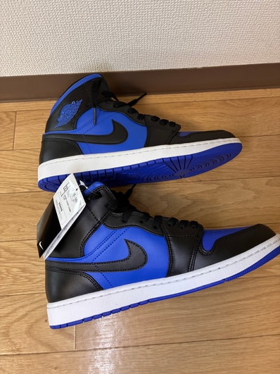 Nike Air Jordan 1 Mid "Black/White/Royal Blue"