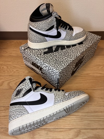 Nike GS Air Jordan 1 High OG "White Cement"