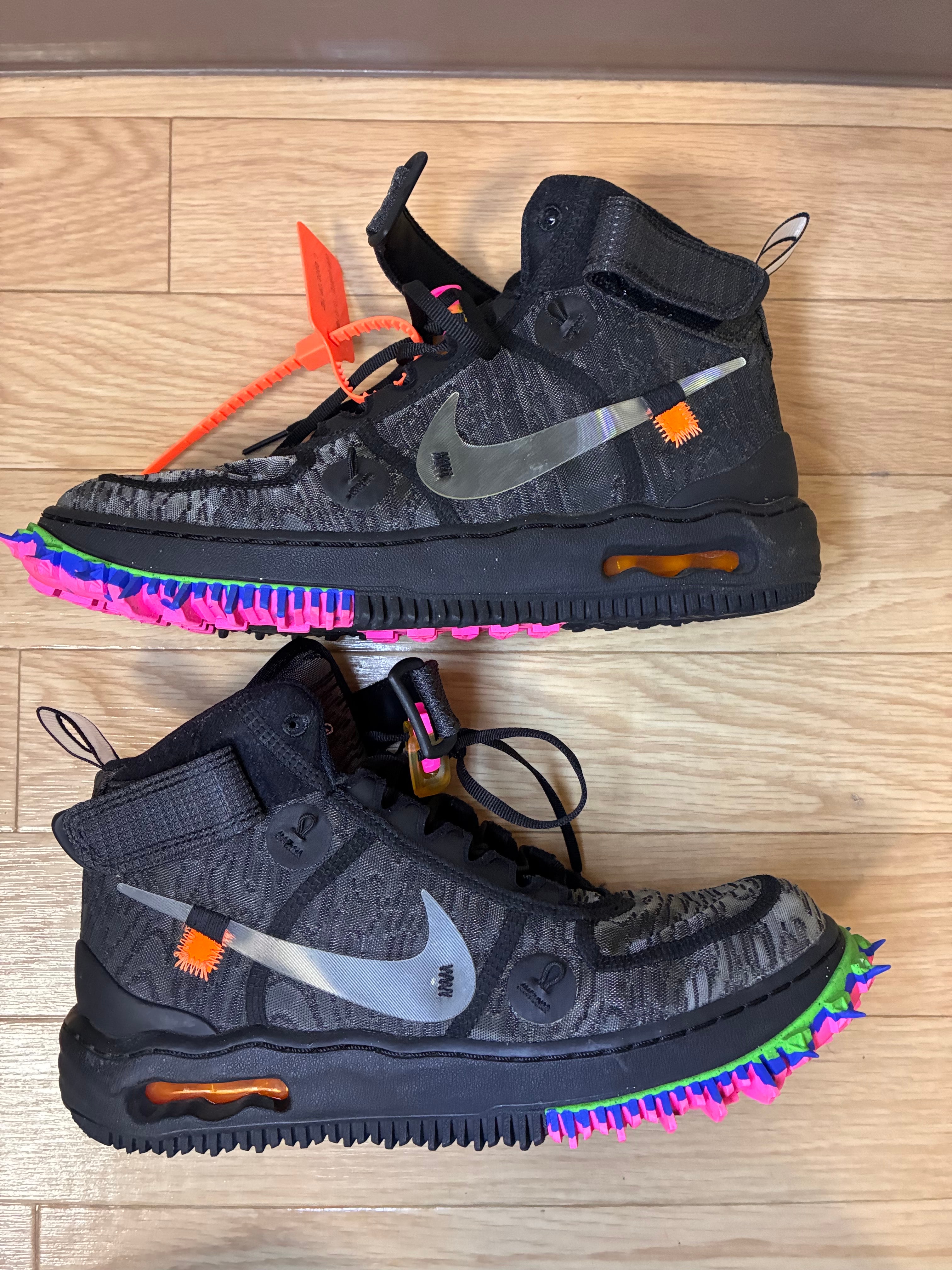 Off-White × Nike Air Force 1 Mid "Black"