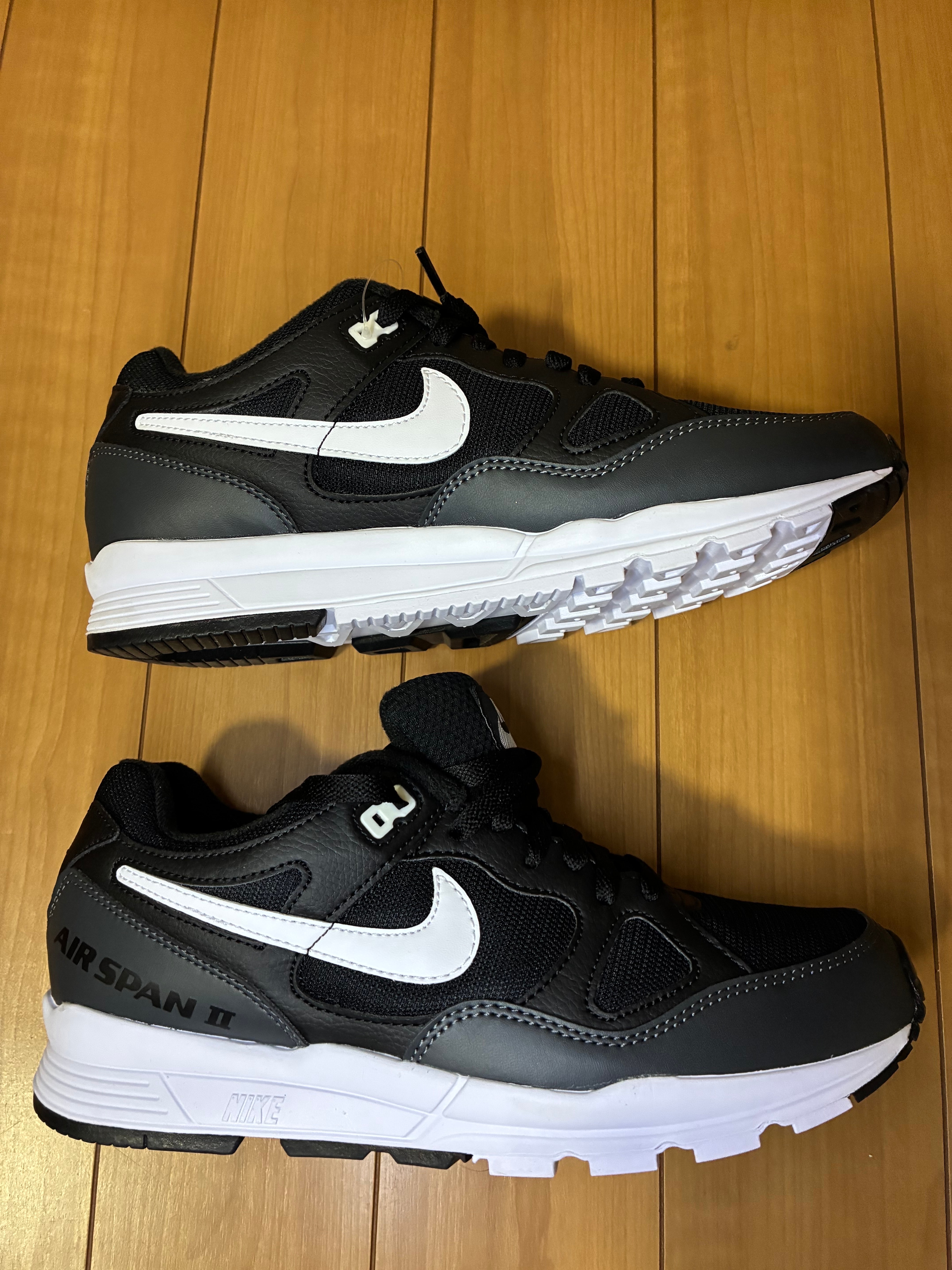 ナイキ エアスパン2 "ブラック/アンスラサイト/ホワイト"