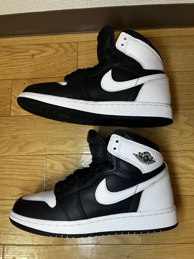 Nike GS Air Jordan 1 Retro High OG "Black/White"