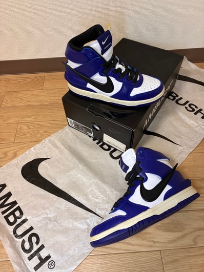 Ambush × Nike Dunk High "Deep Royal"