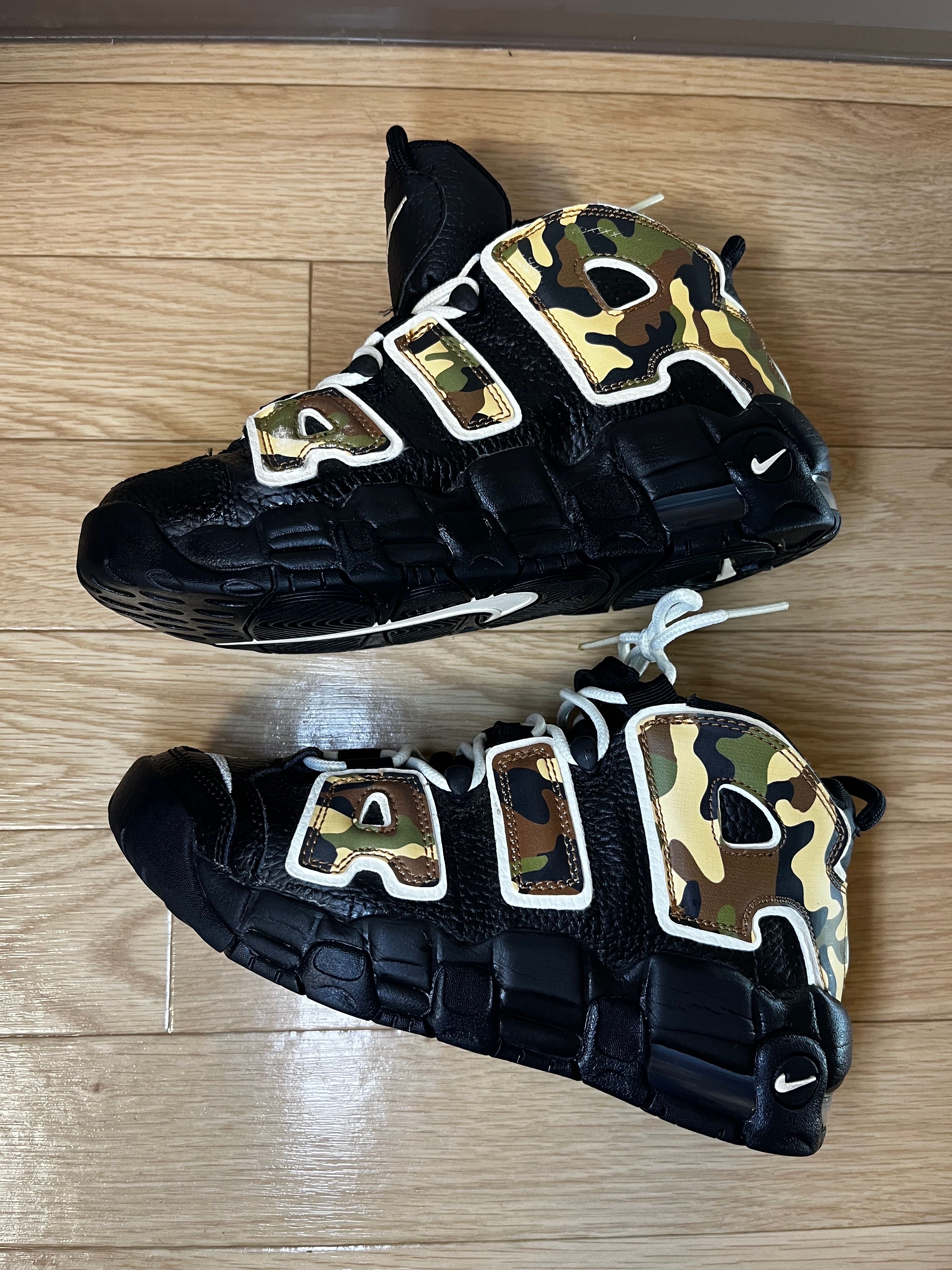 モアテン 黒 Nike】通称“モアテン”ことAir More Uptempo OG “Black/White”が