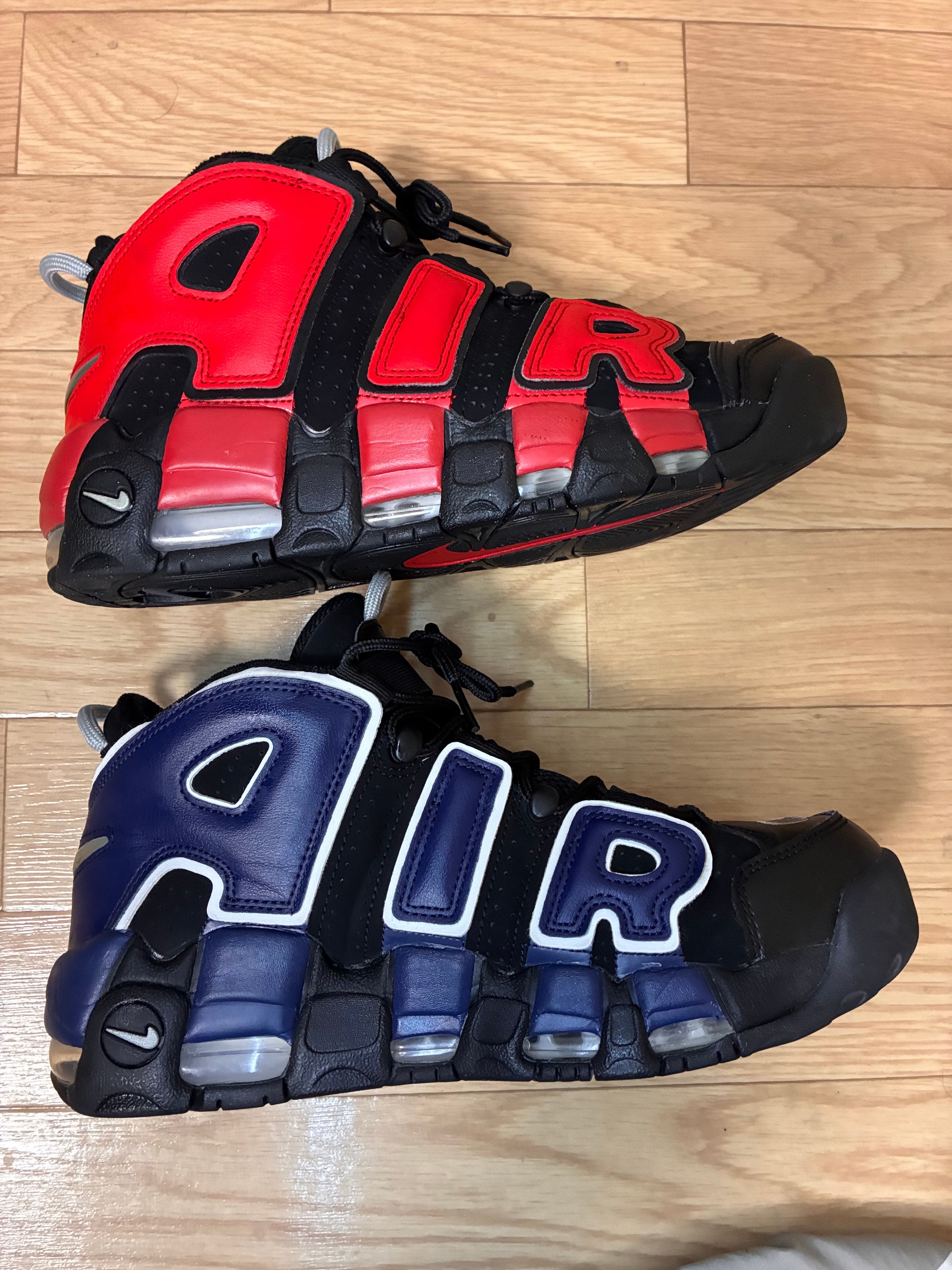 ナイキ エアモアアップテンポ '96 "ブラック アンド ユニバーシティレッド"