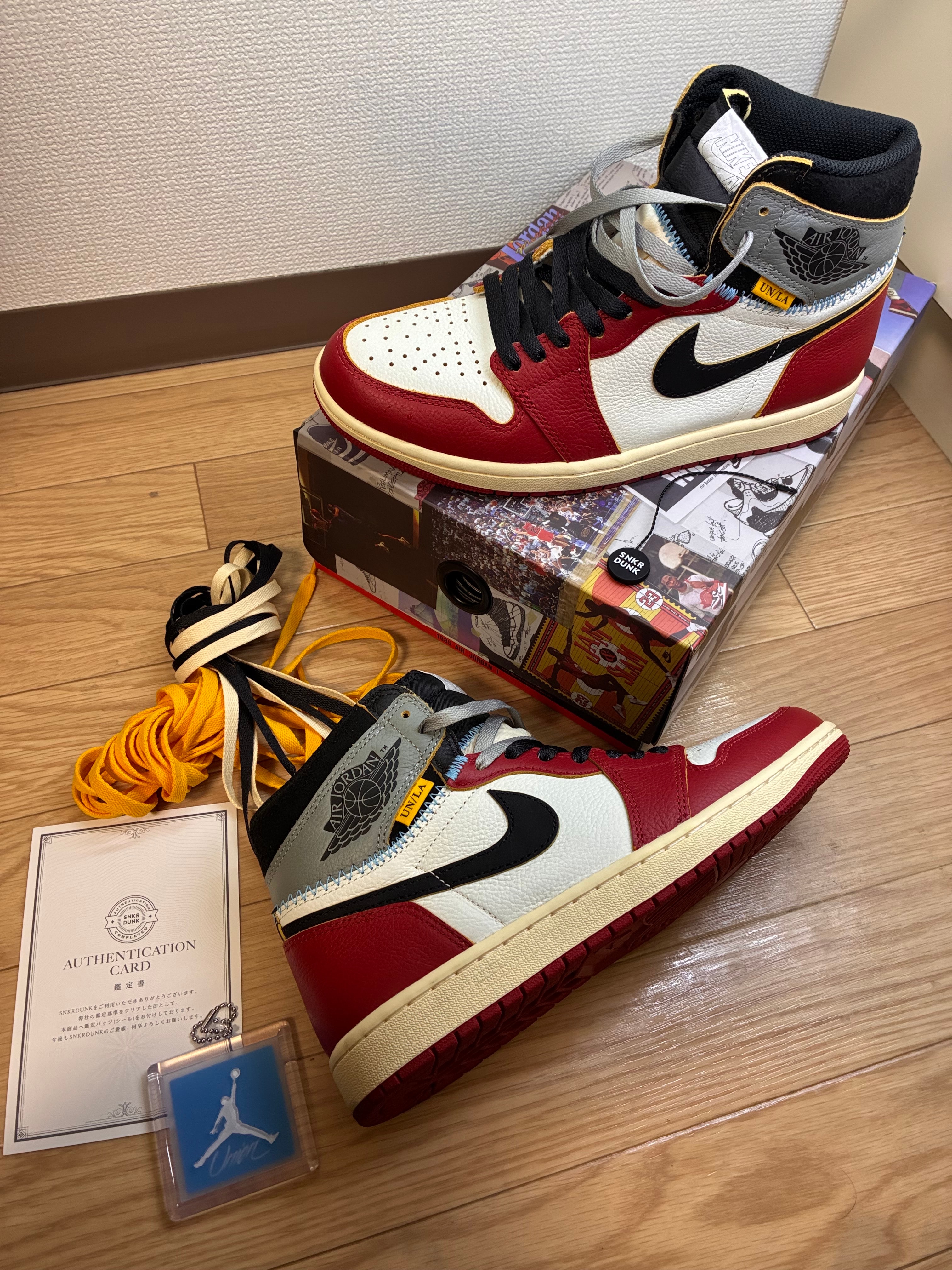 ユニオン × ナイキ エアジョーダン1 レトロ ハイ OG "シカゴ/シャドウ"