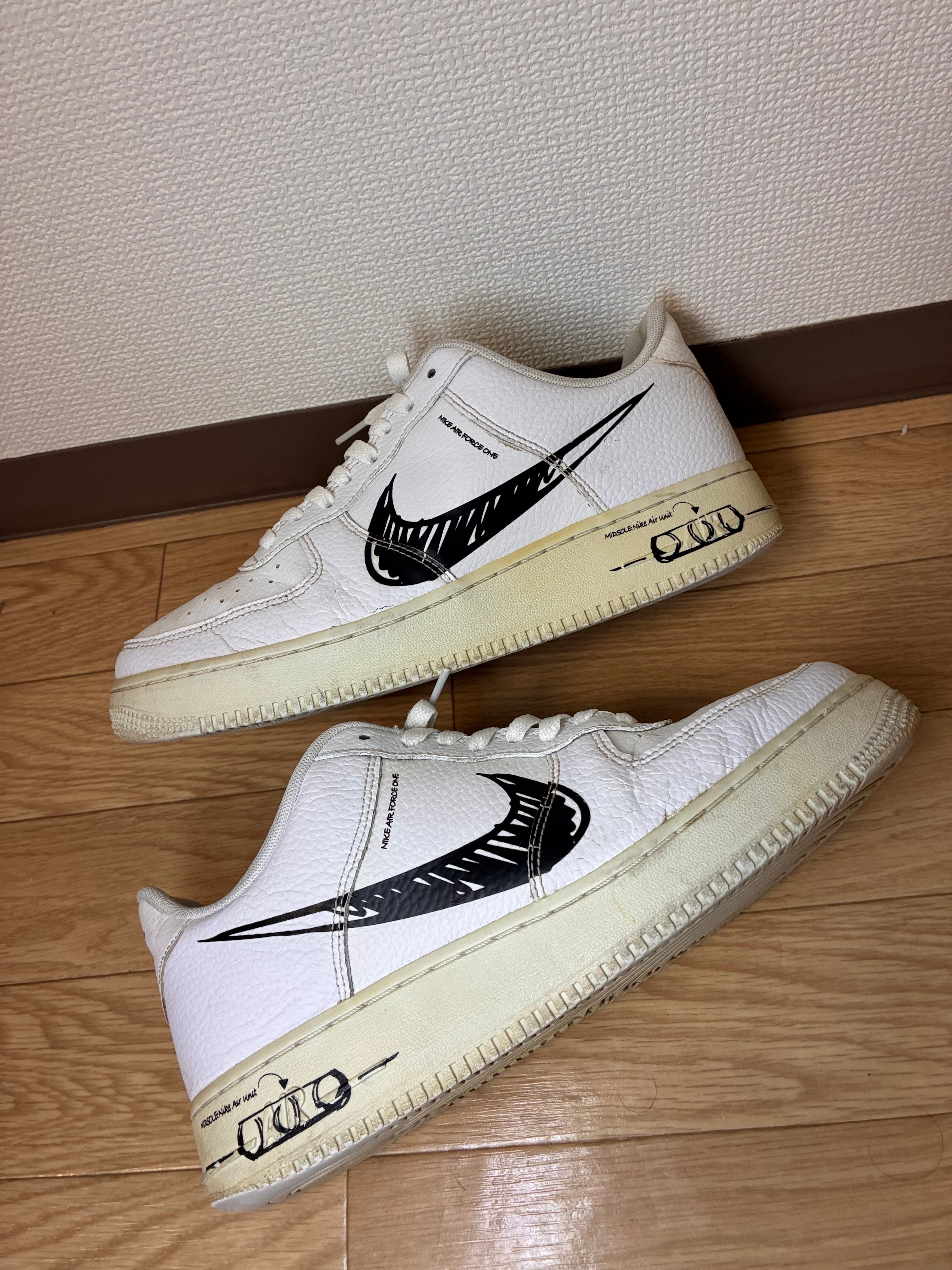 Nike Air Force 1 Low LV8 Utility "Black Sketch"