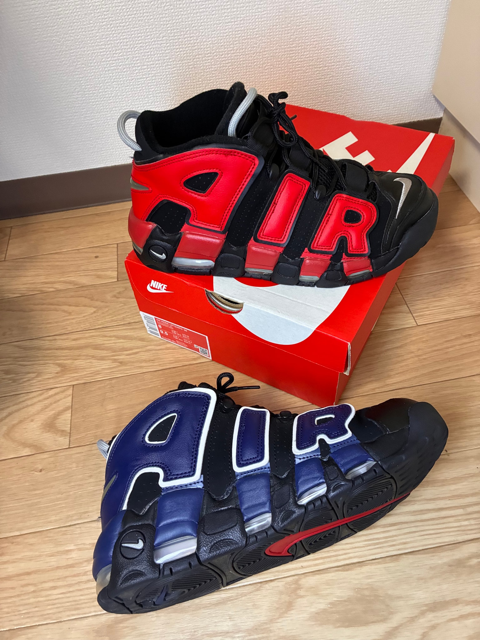 Nike Air More Uptempo '96 "Black and University Red"