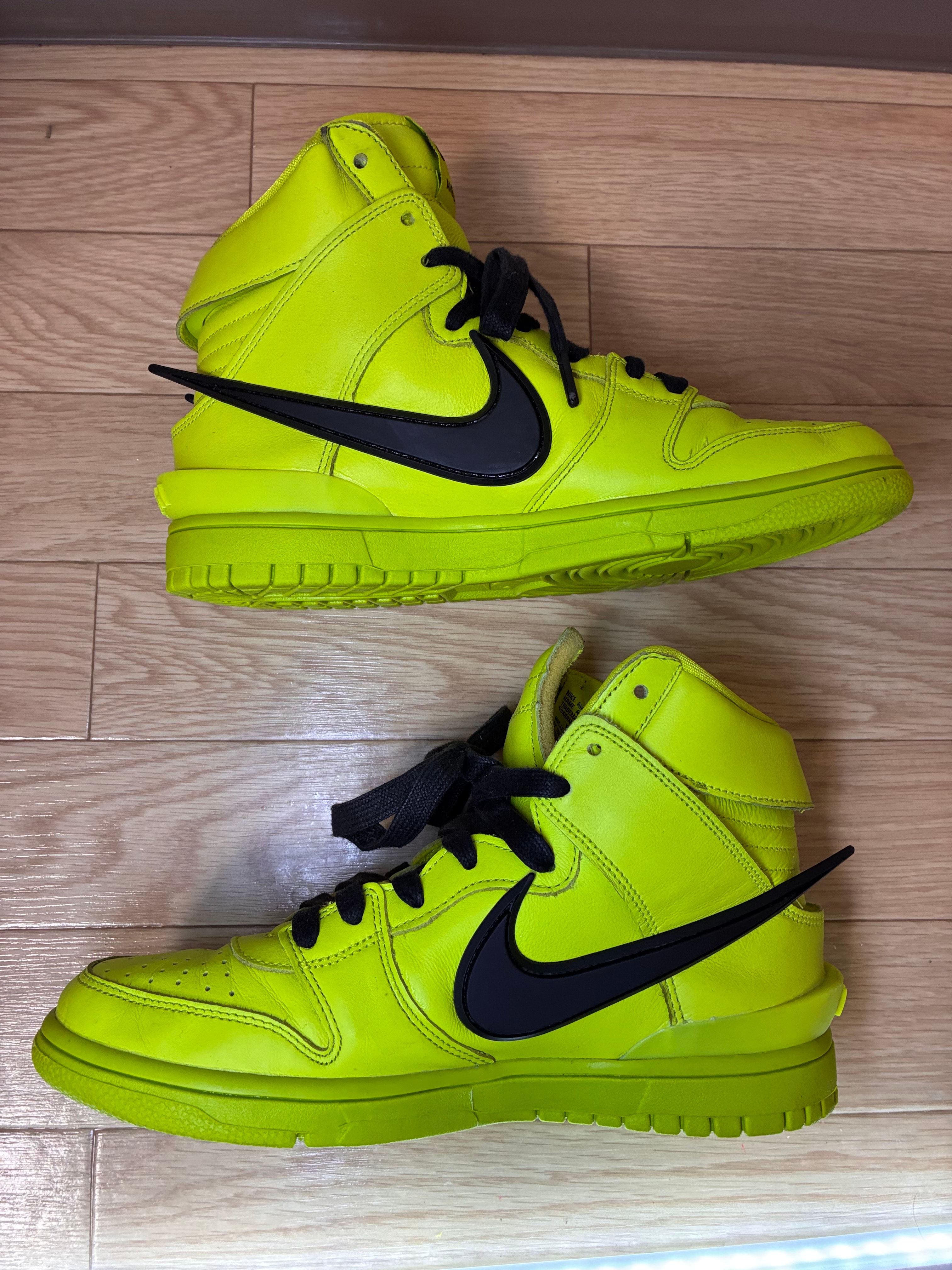 AMBUSH × NIKE DUNK HIGH "FLASH LIME"