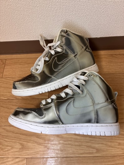 CLOT × Nike Dunk High "Silver/Flux"