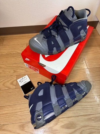 Nike Air More Uptempo '96 "Cool Grey/White/Midnight Navy"