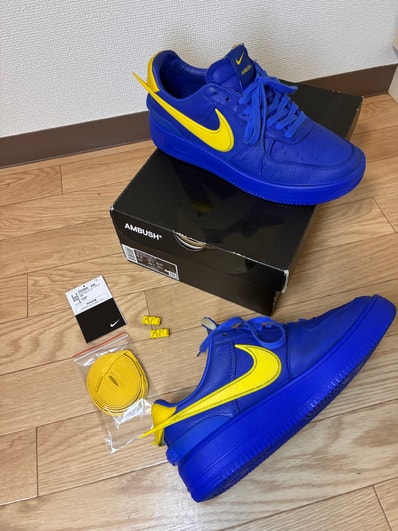 AMBUSH × Nike Air Force 1 Low "Game Royal and Vivid Sulfur"