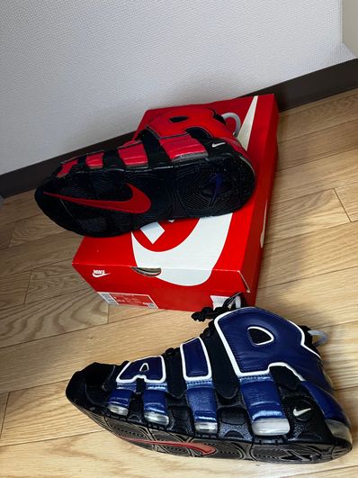 Nike Air More Uptempo '96 "Black and University Red"