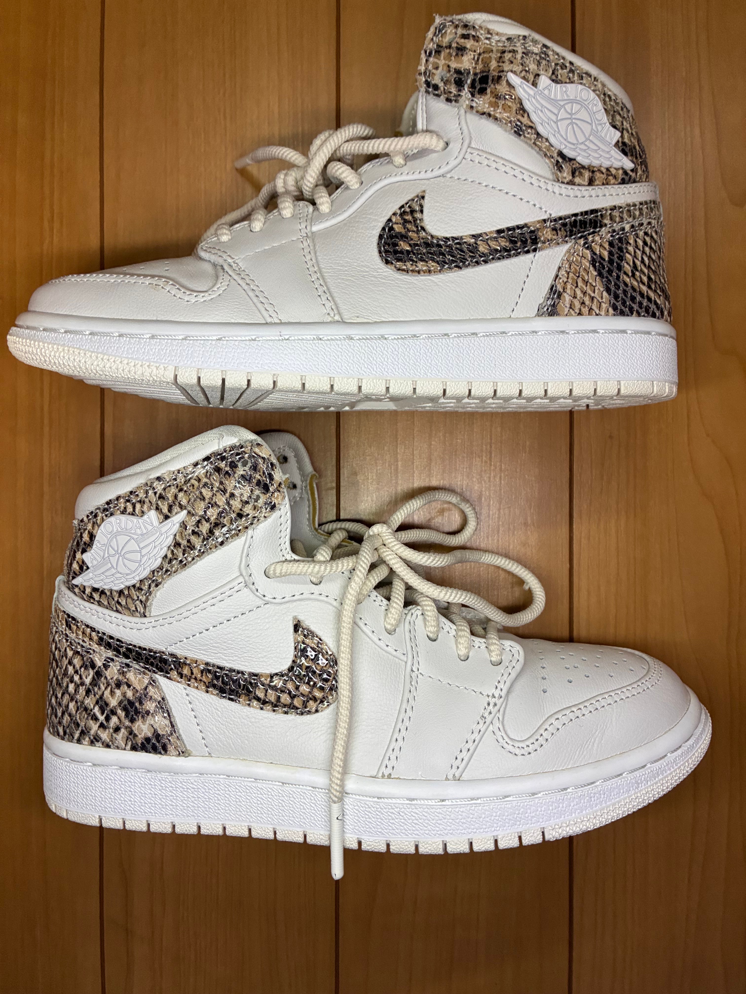 Nike Women's Air Jordan 1 Retro High "White Snake"