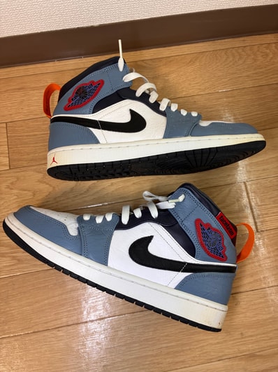 FACETASM × Nike Air Jordan 1 Mid "White/Navy"