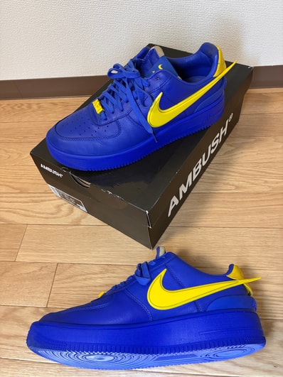 AMBUSH × Nike Air Force 1 Low "Game Royal and Vivid Sulfur"
