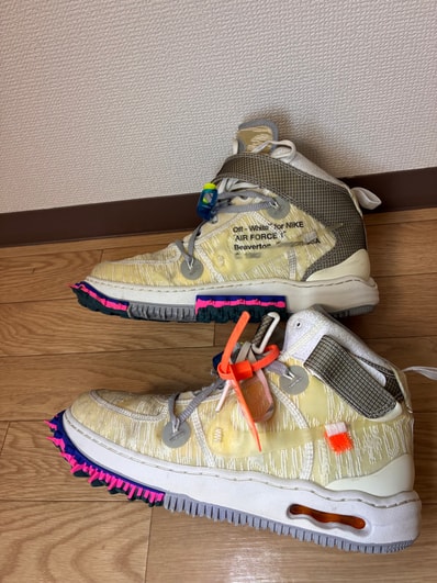 Off-White × Nike Air Force 1 Mid "White"
