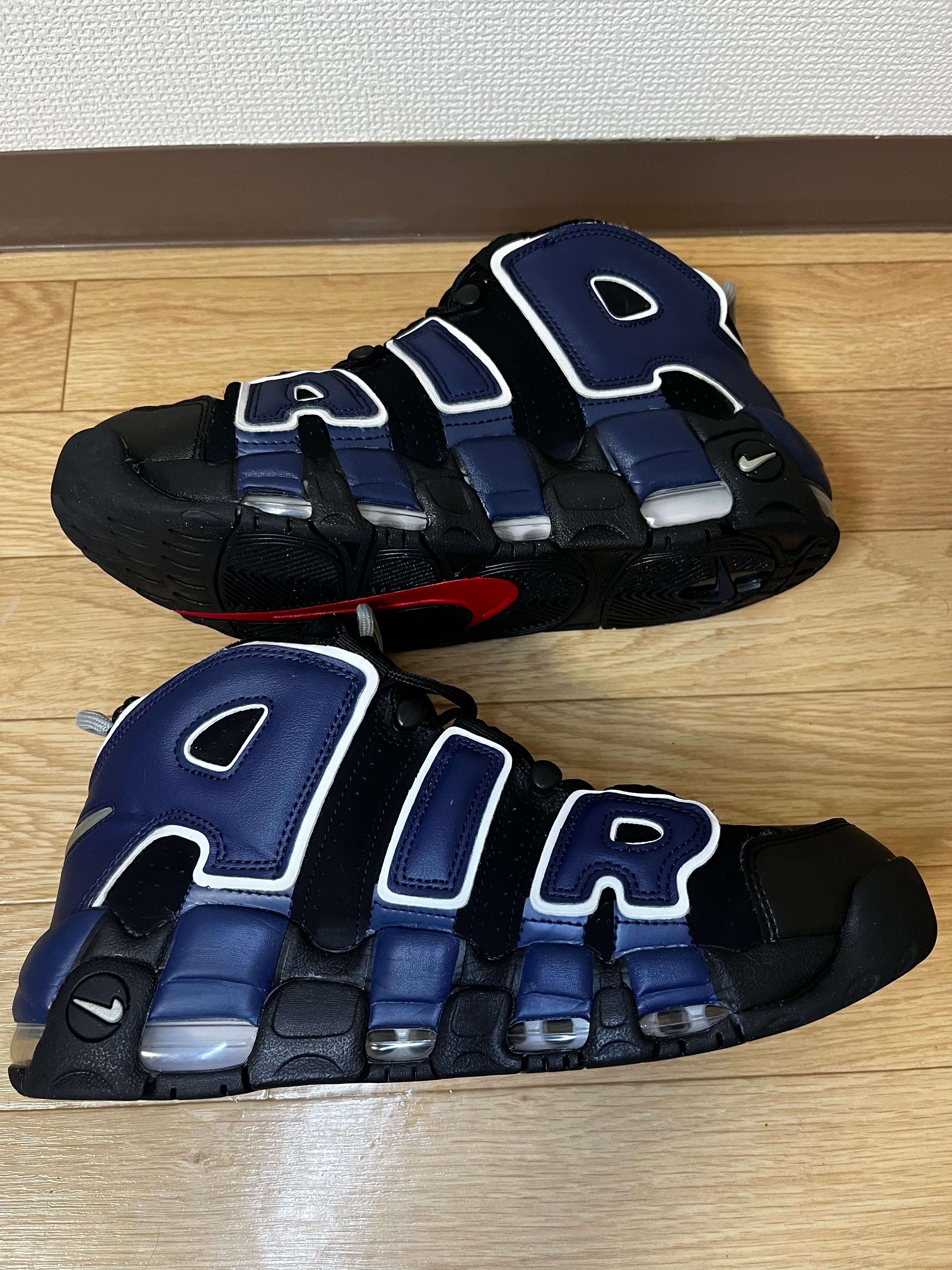 Nike Air More Uptempo '96 "Black and University Red"