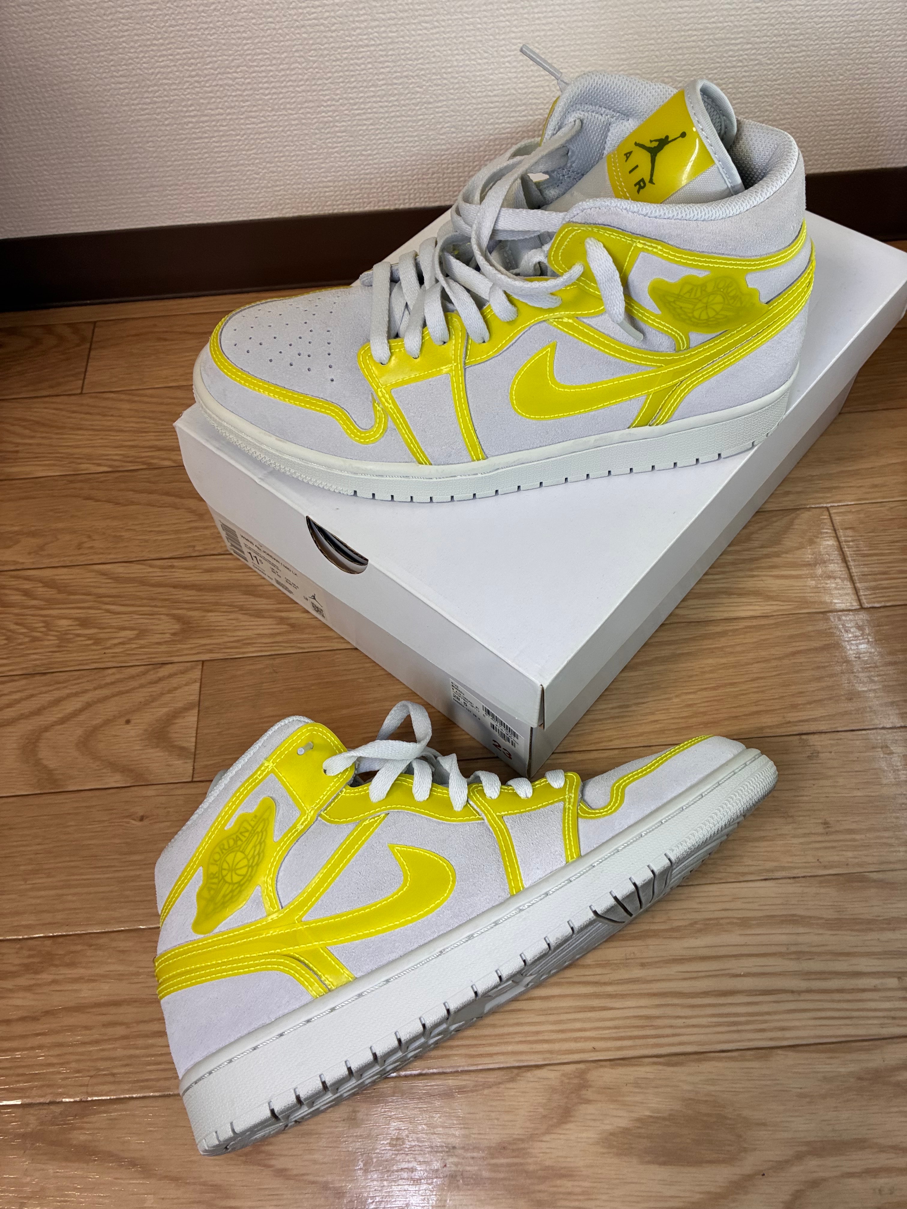 Nike Women's Air Jordan 1 Mid LX "Opti Yellow"