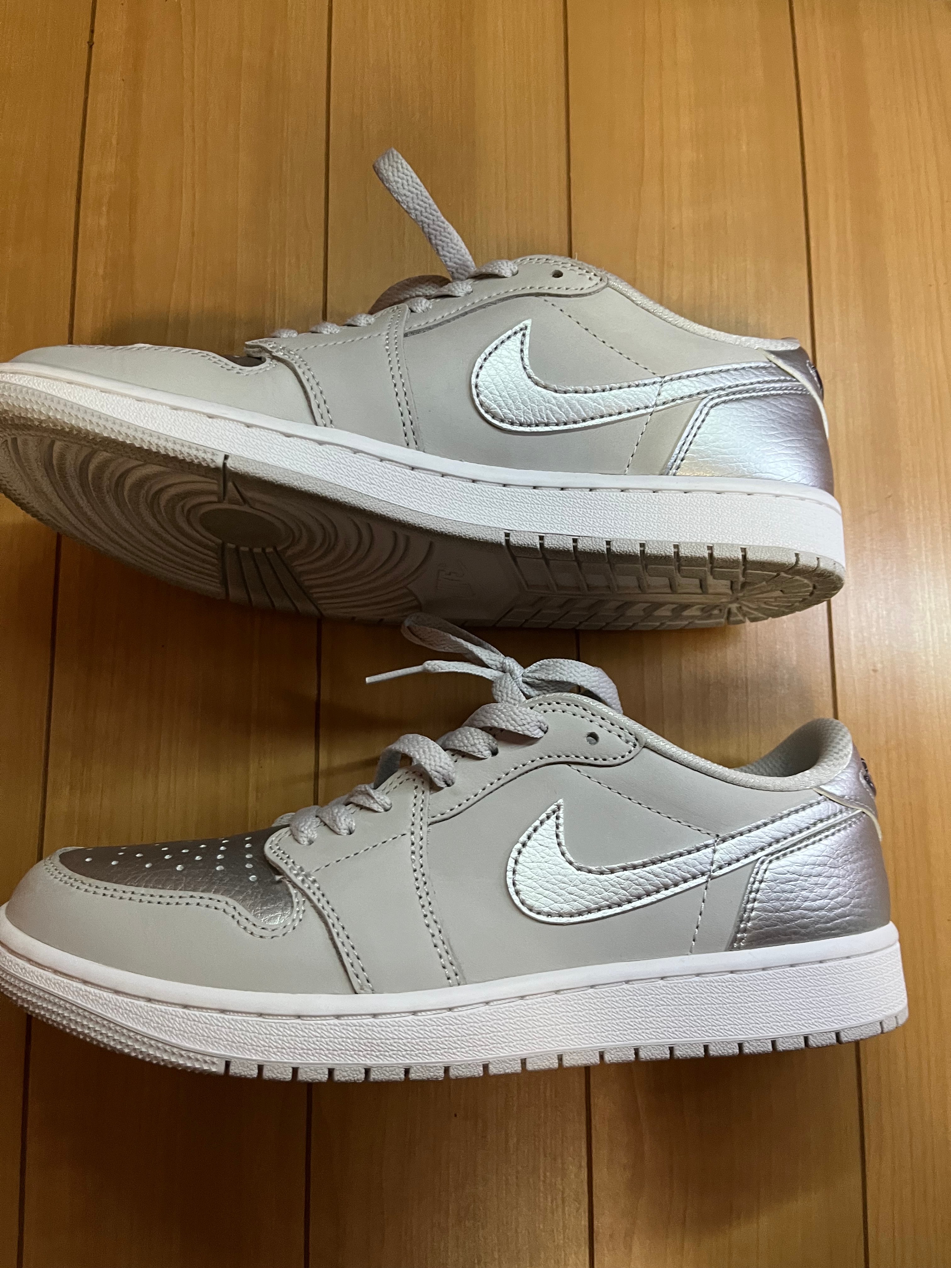 Nike Air Jordan 1 Retro Low OG "Silver"(no Briefcase)