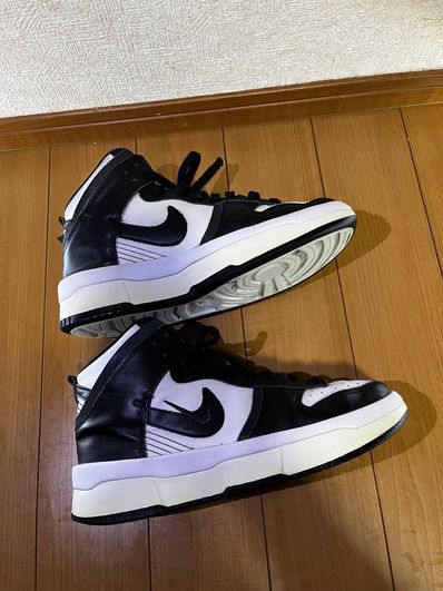 NIKE Women's DUNK HIGH UP "WHITE/BLACK"