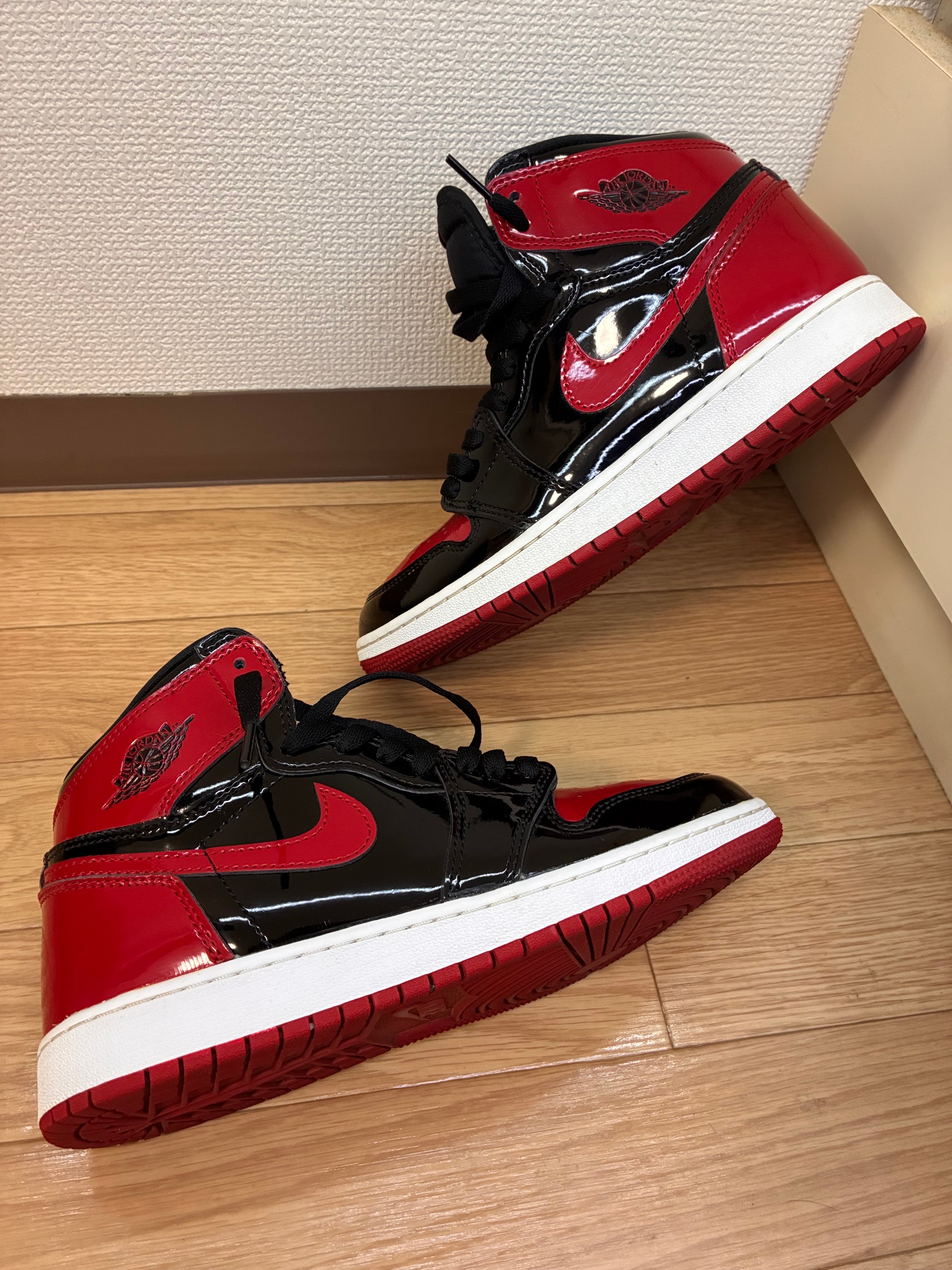 Nike GS Air Jordan 1 High OG "Patent Bred"