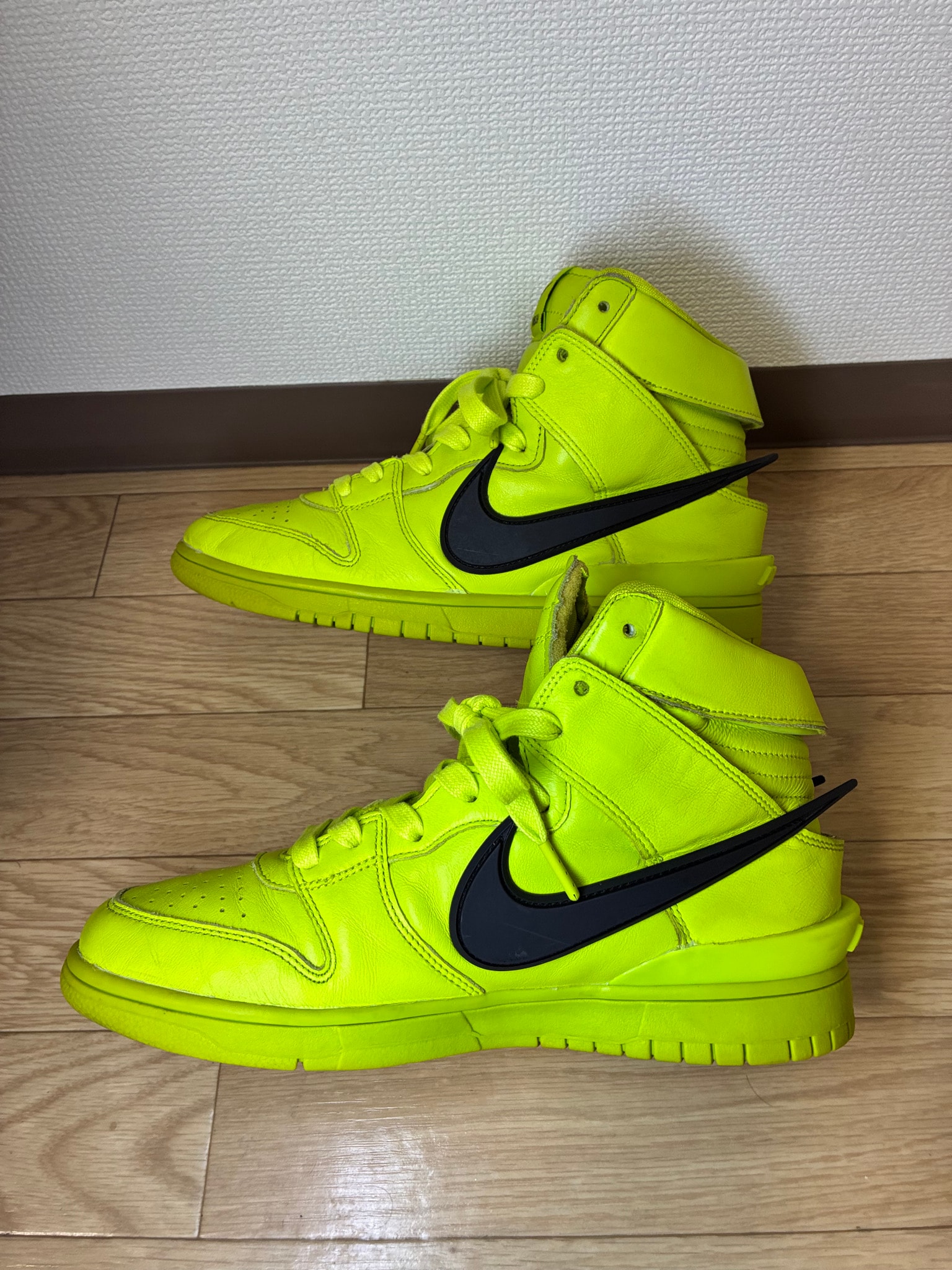 Ambush × Nike Dunk High "Flash Lime"