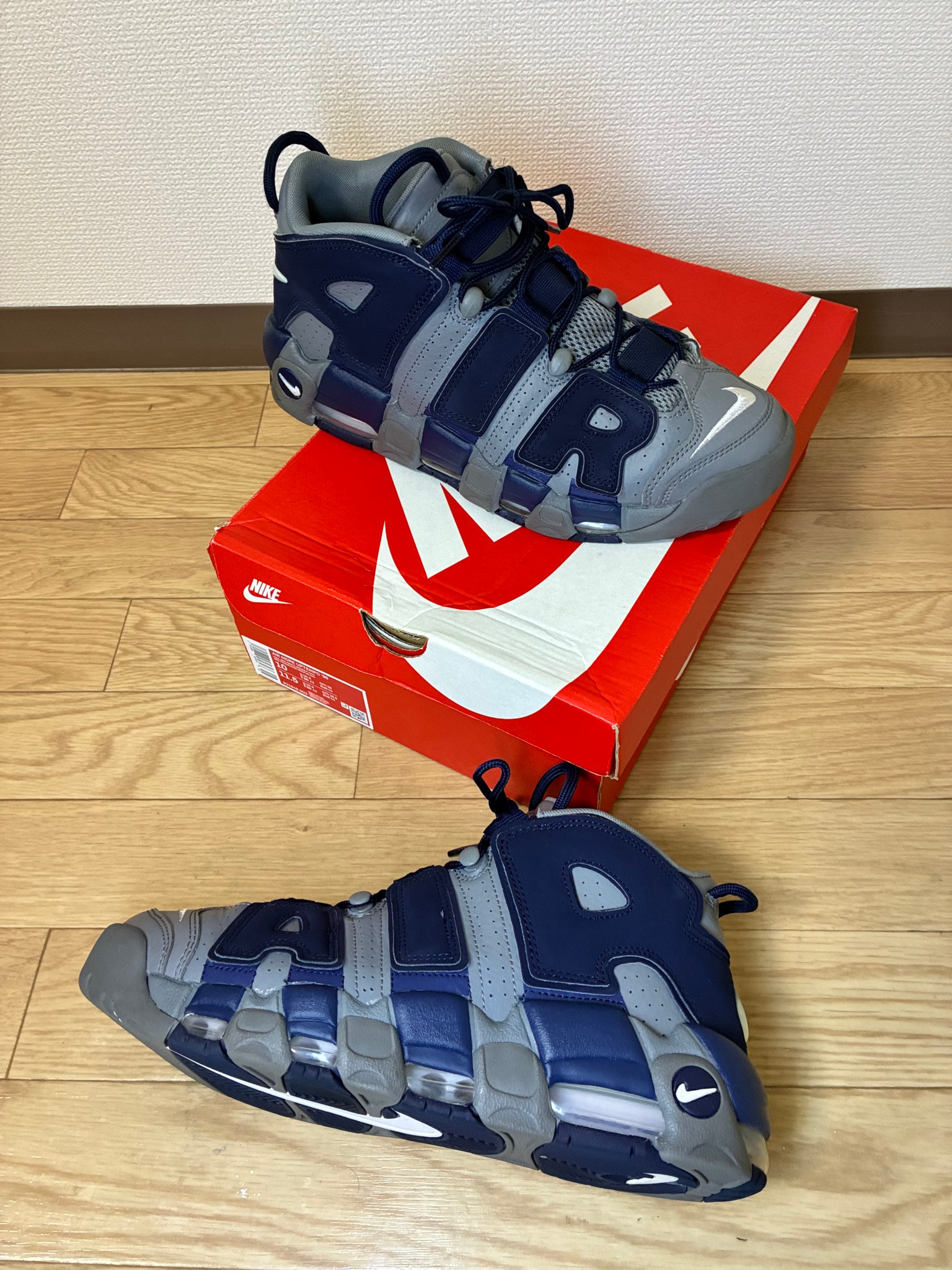 Nike Air More Uptempo '96 "Cool Grey/White/Midnight Navy"
