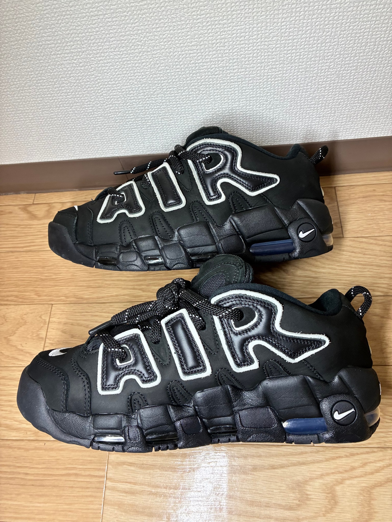 AMBUSH × Nike Air More Uptempo Low "Black and White"