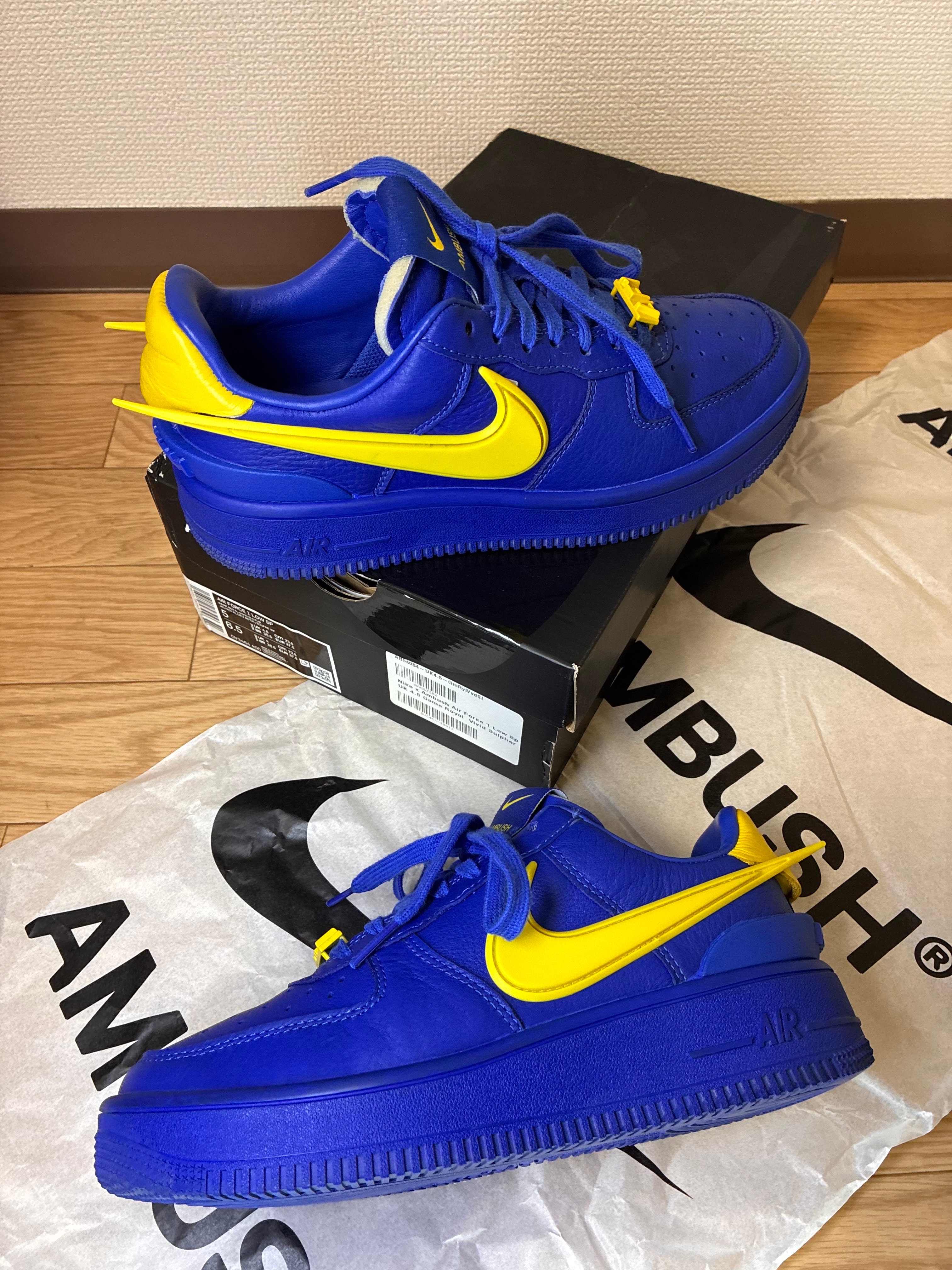 AMBUSH × Nike Air Force 1 Low "Game Royal and Vivid Sulfur"