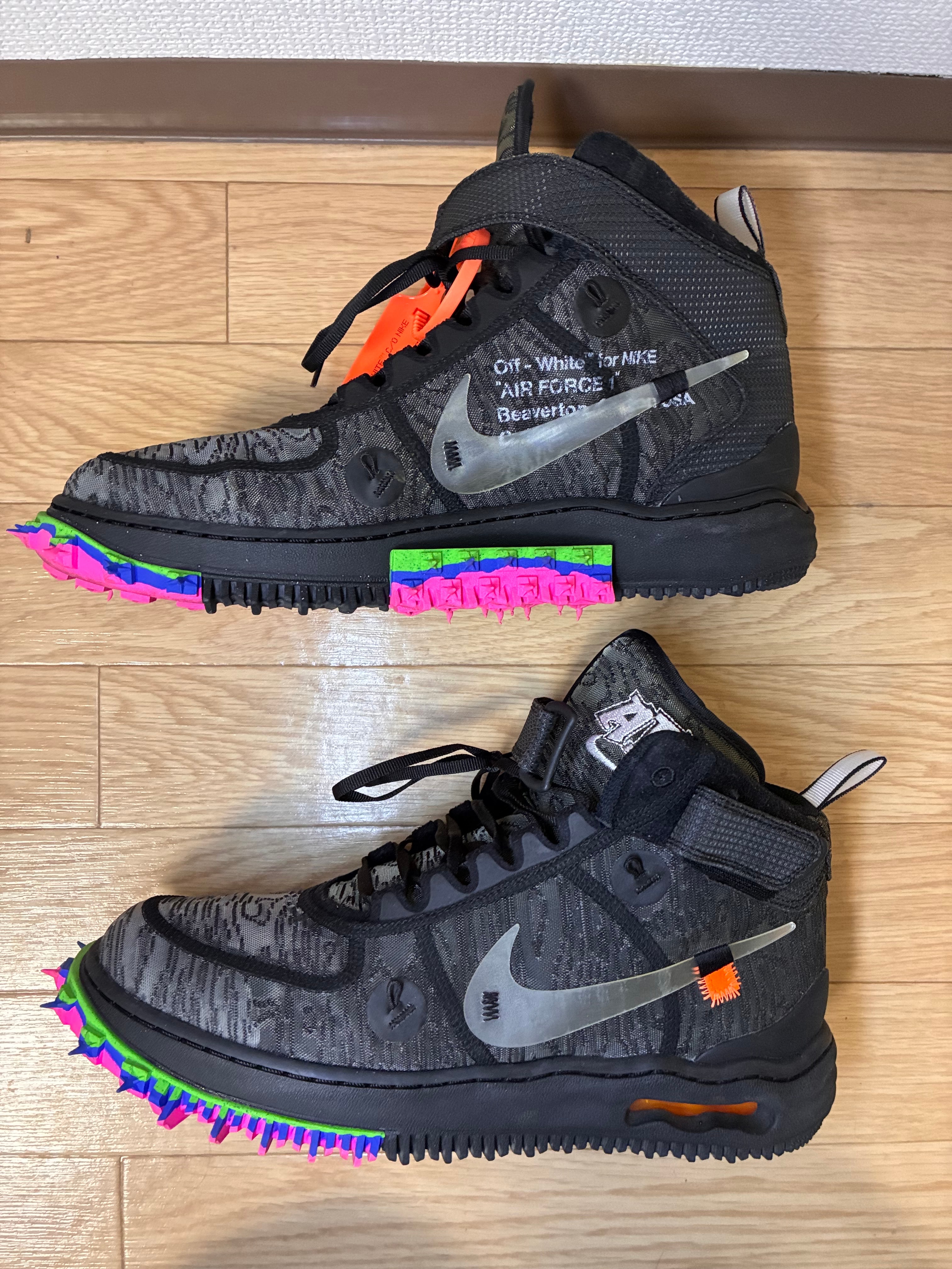 Off-White × Nike Air Force 1 Mid "Black"