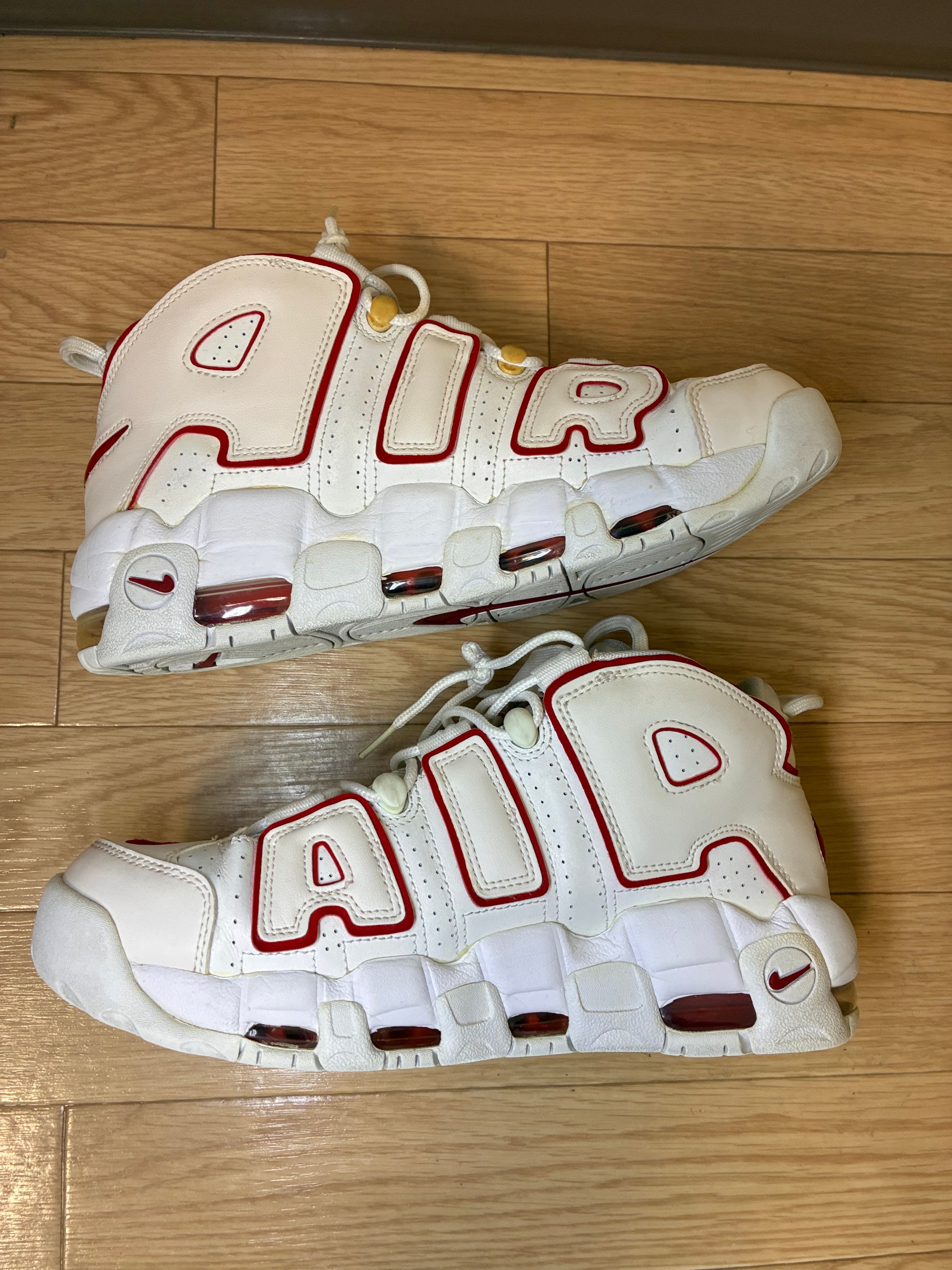 ナイキ エア モア アップテンポ "ホワイト/バーシティレッド" (2021)